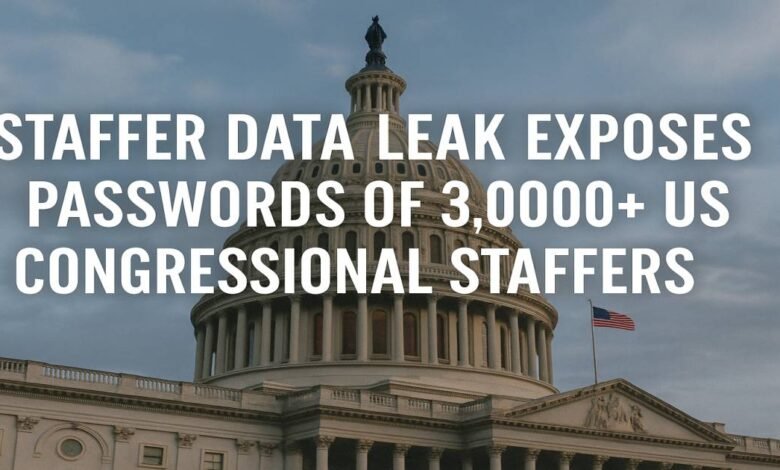 staffer data leak exposes passwords of 3,000+ us congressional staffers