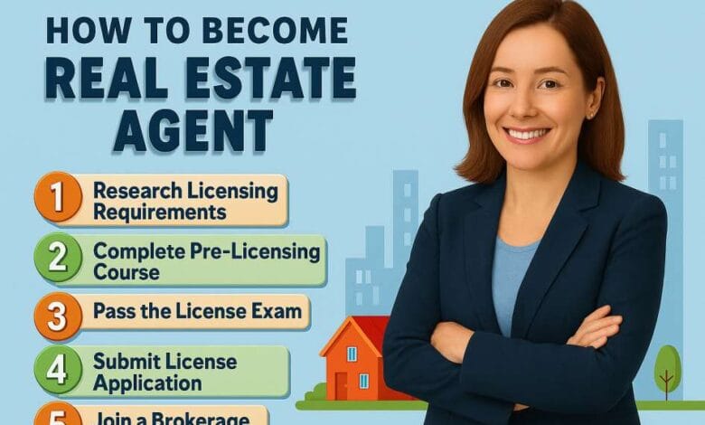 How to become a real estate agent